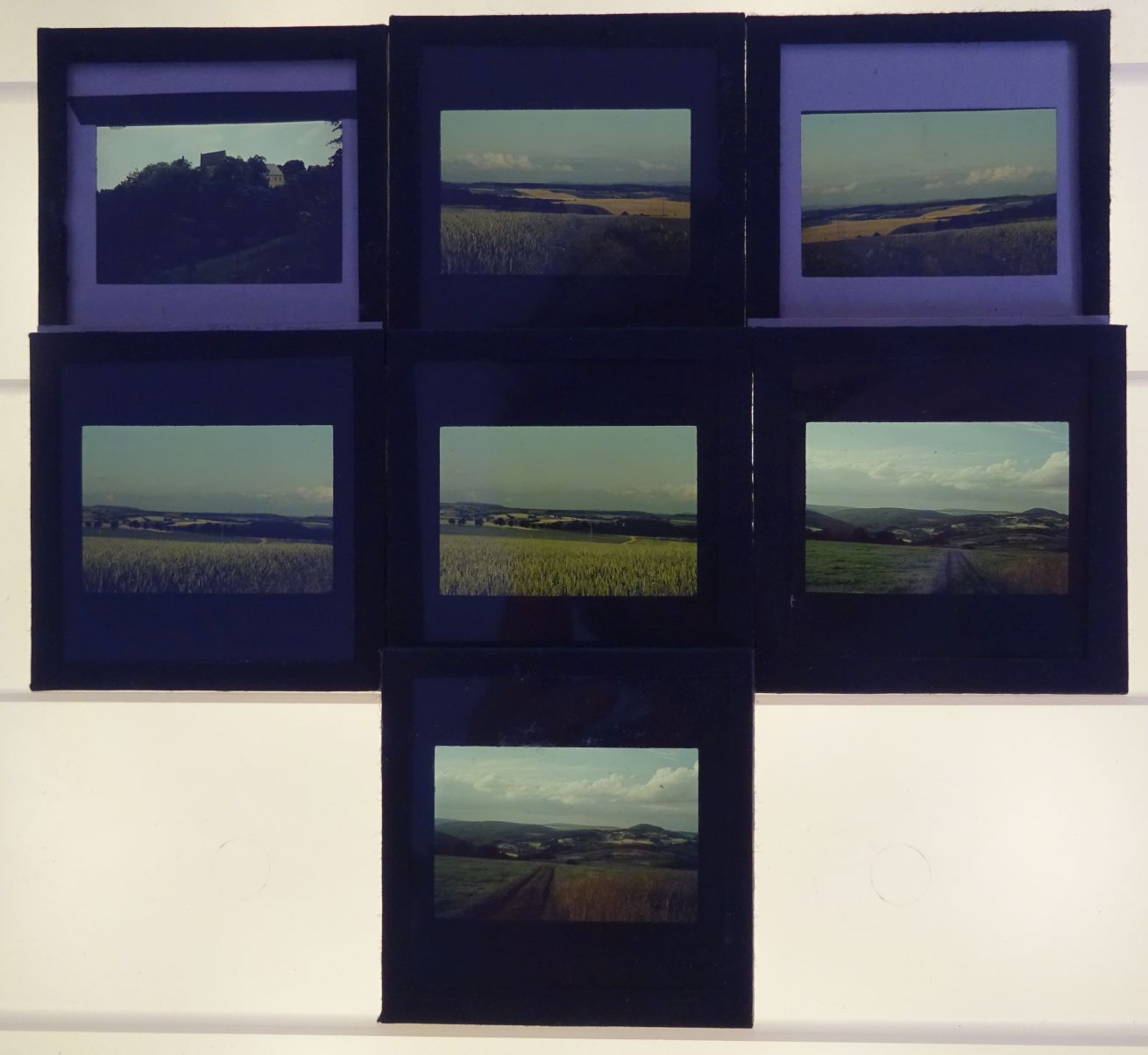 Glasdia Lauenstein 16 Stück Dia Farbdia 1950er Glasdia Lauenstein 16 Stück Dia Farbdia 1950er