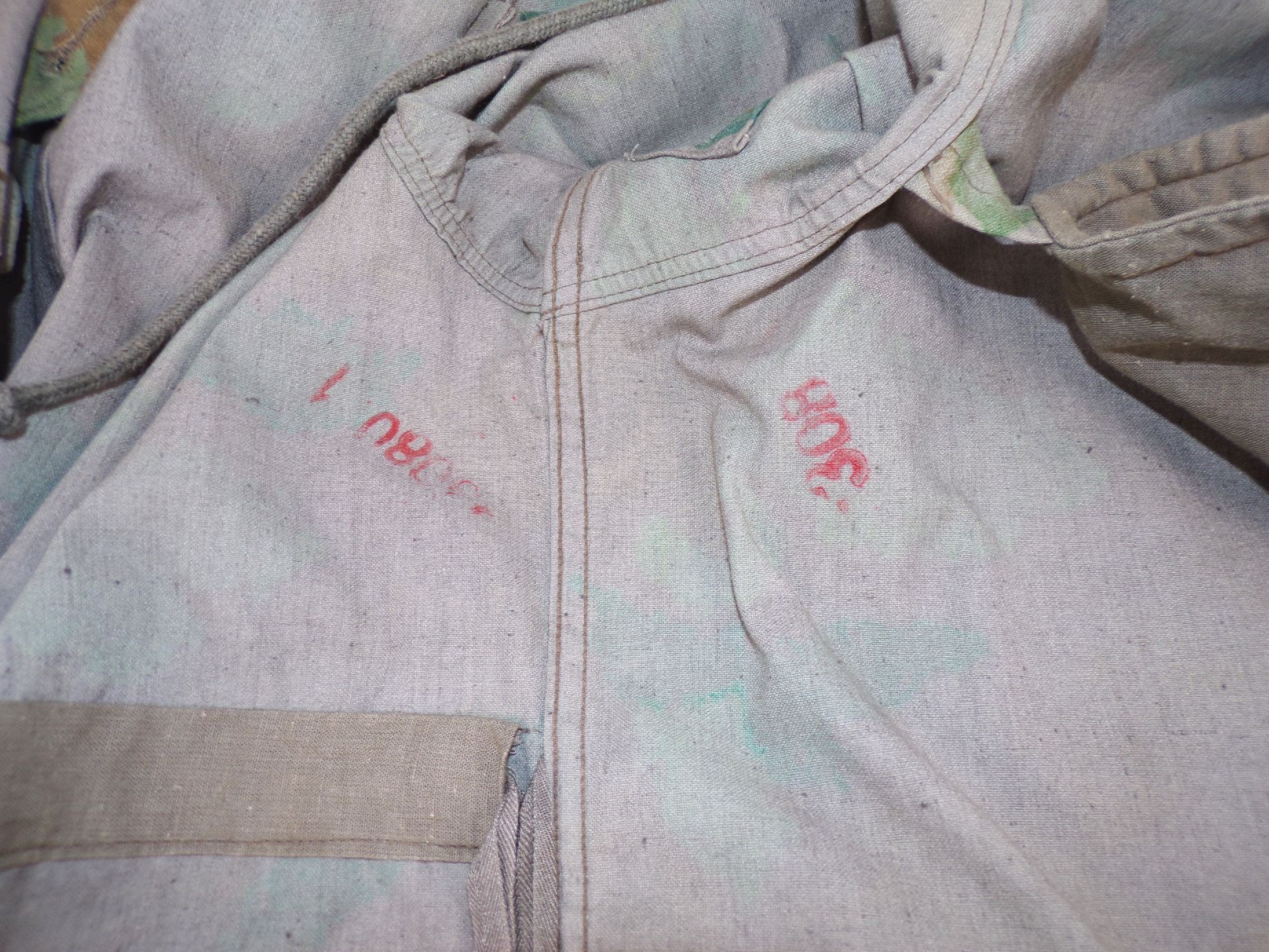 NVA Flächentarn Jacke Blumentarn Größe 1 Volksarmee Feldjacke Tarnjacke 