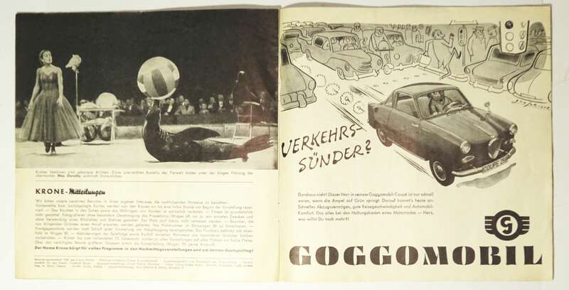 Konvolut Zirkus Krone Briefkopf Prospekte Circus 