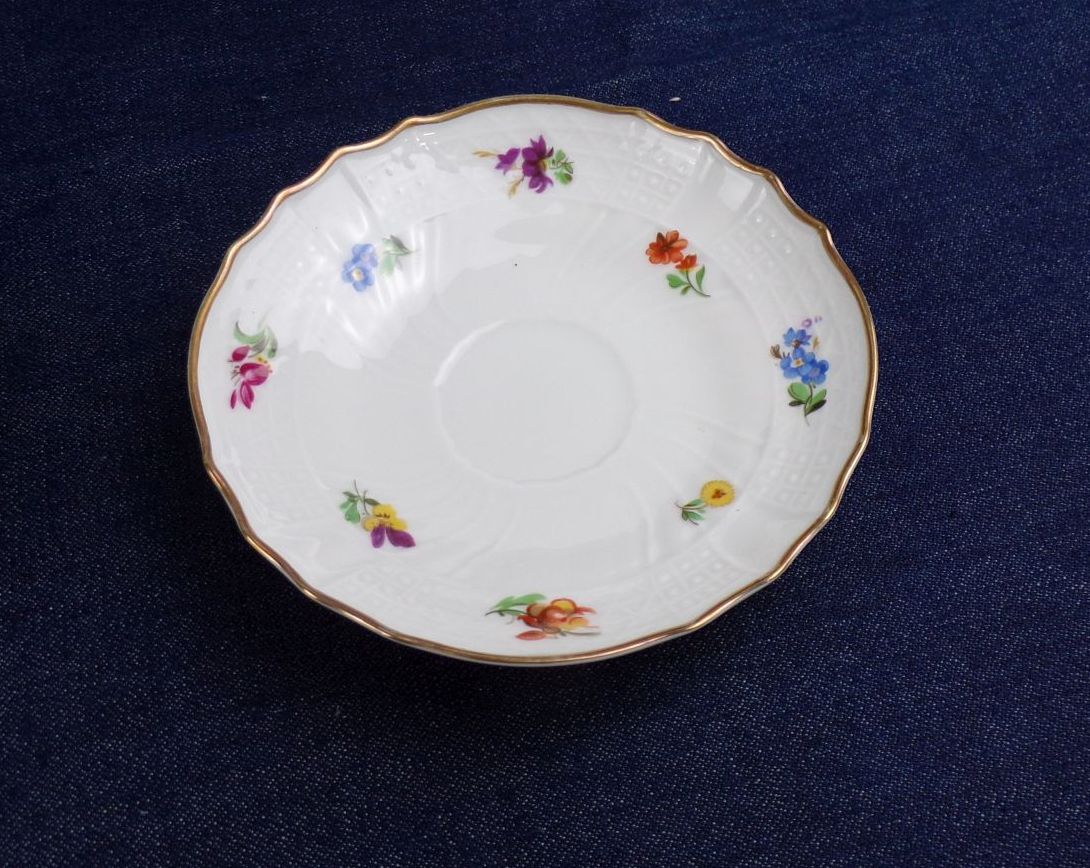 Kaffeeservice Hutschenreuther Dresden Blumen Dekor Altes Porzellan 