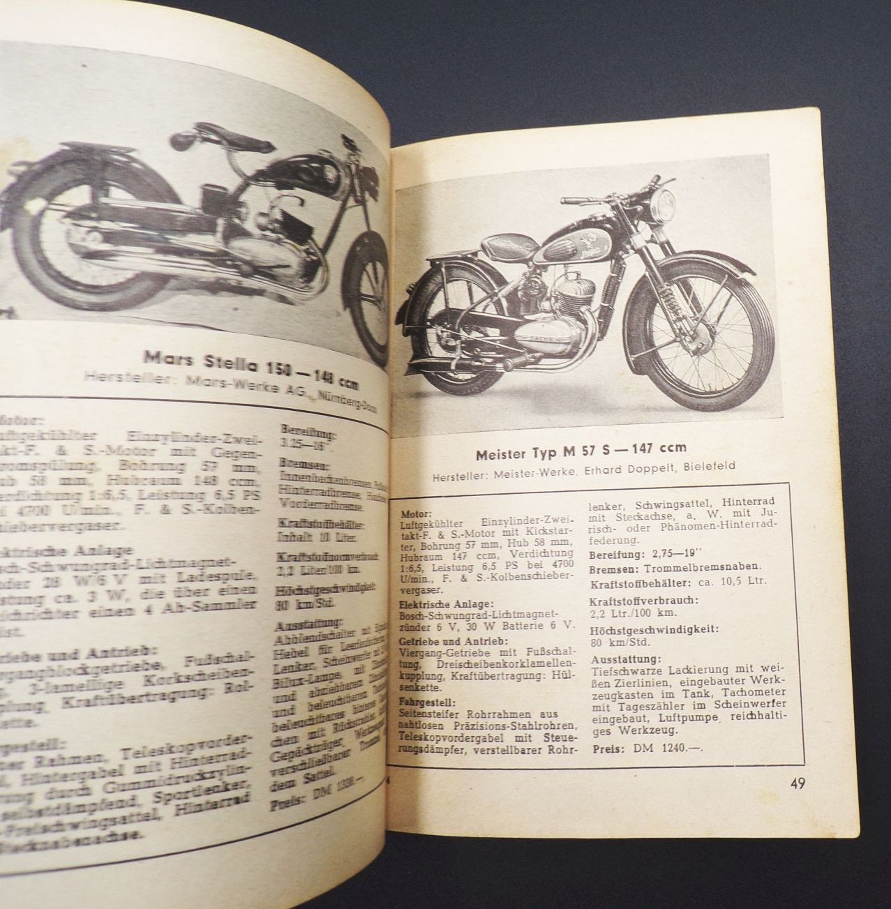 100 Motorräder In Wort und Bild 1952