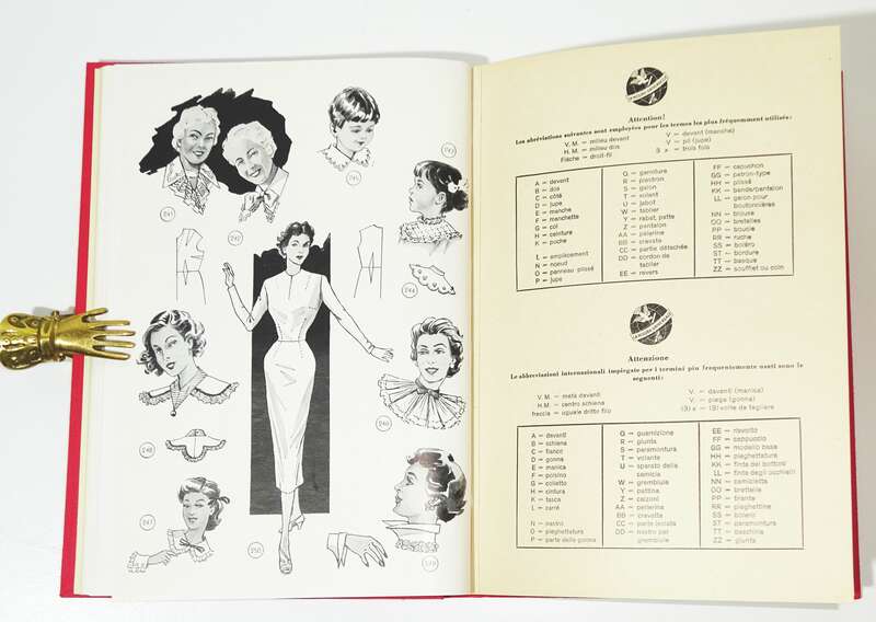 Das Weltmaß Zuschneiden Mode Vintage 1956 Schneider Handarbeit