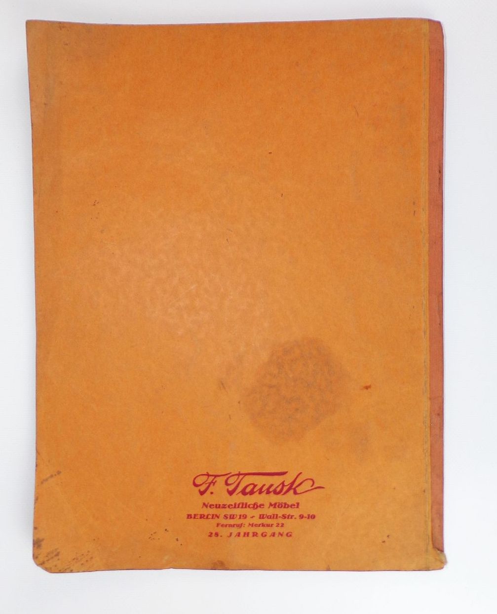 Altes Musterbuch Neuzeitliche Möbel 1930 er Art Deco Tausk Berlin 