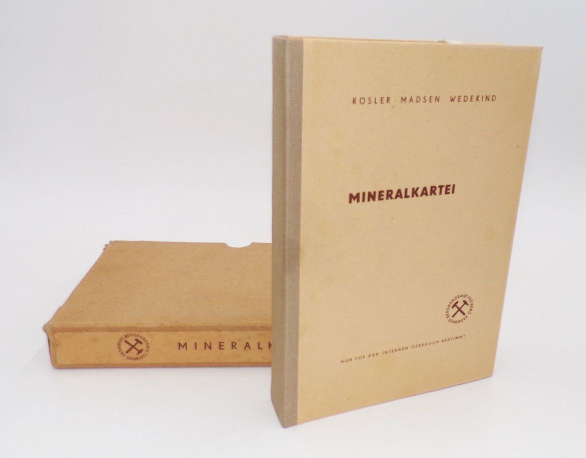 Mineralkartei Bergakademie Freiberg 1963 Rösler Madsen Wedekind 
