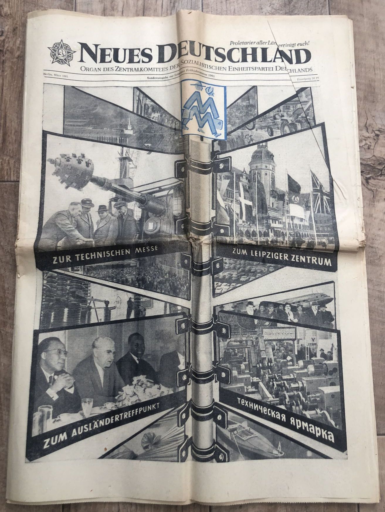 Neues Deutschland Ddr Zeitschrift Berlin März 1961 17725