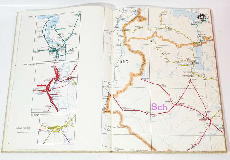 Atlas DR Deutsche Reichsbahn 1976 DDR 