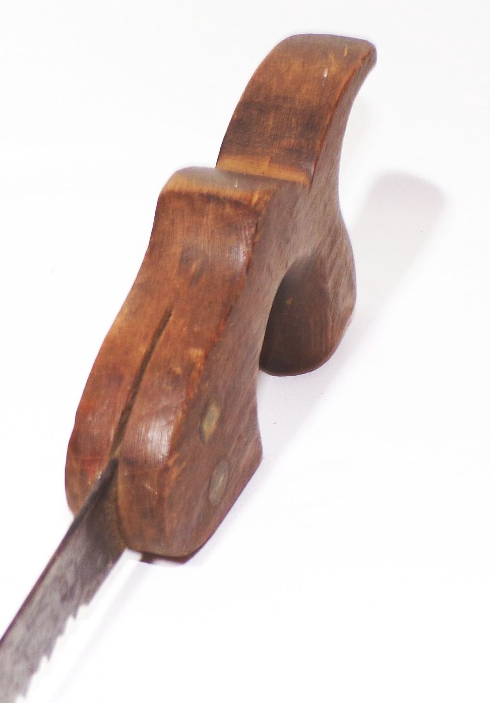 Alter Säge Holzsäge Holzgriff 