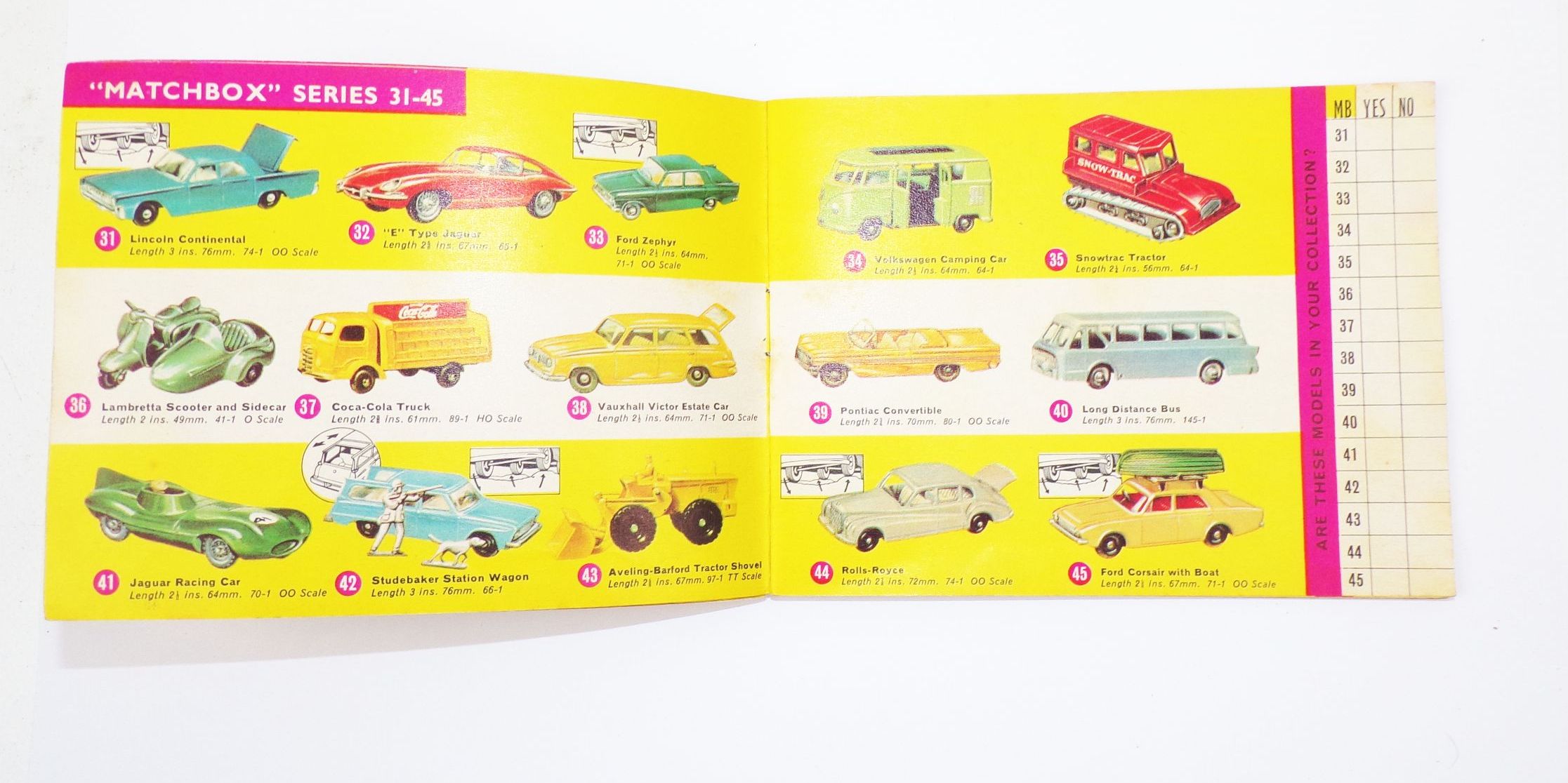 Matchbox Katalog 1965 