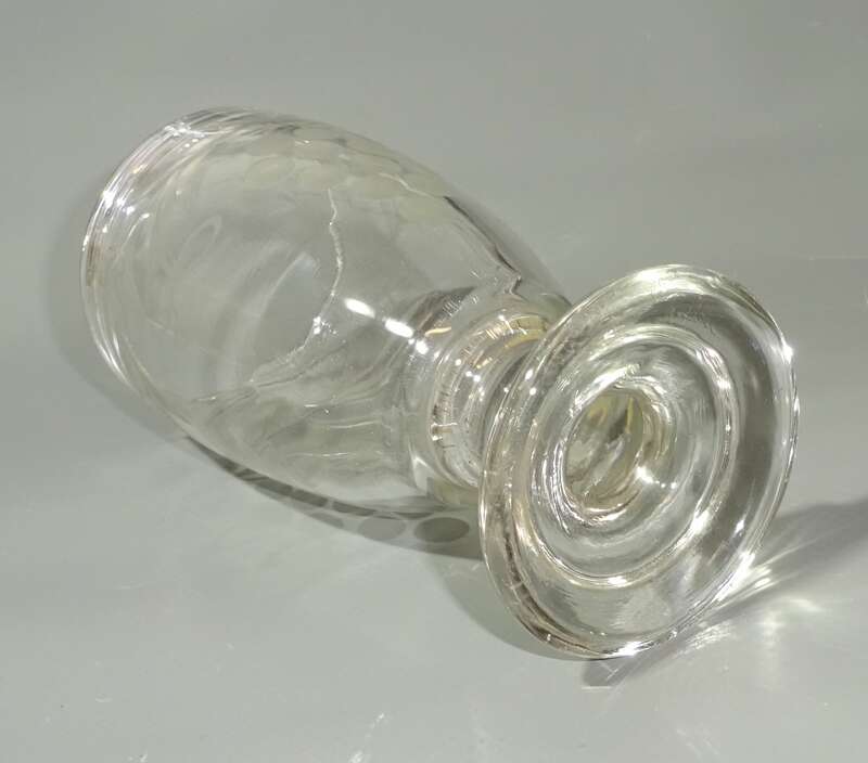 Altes Grogglas Kristall Handgeschliffen Vintage Deko !