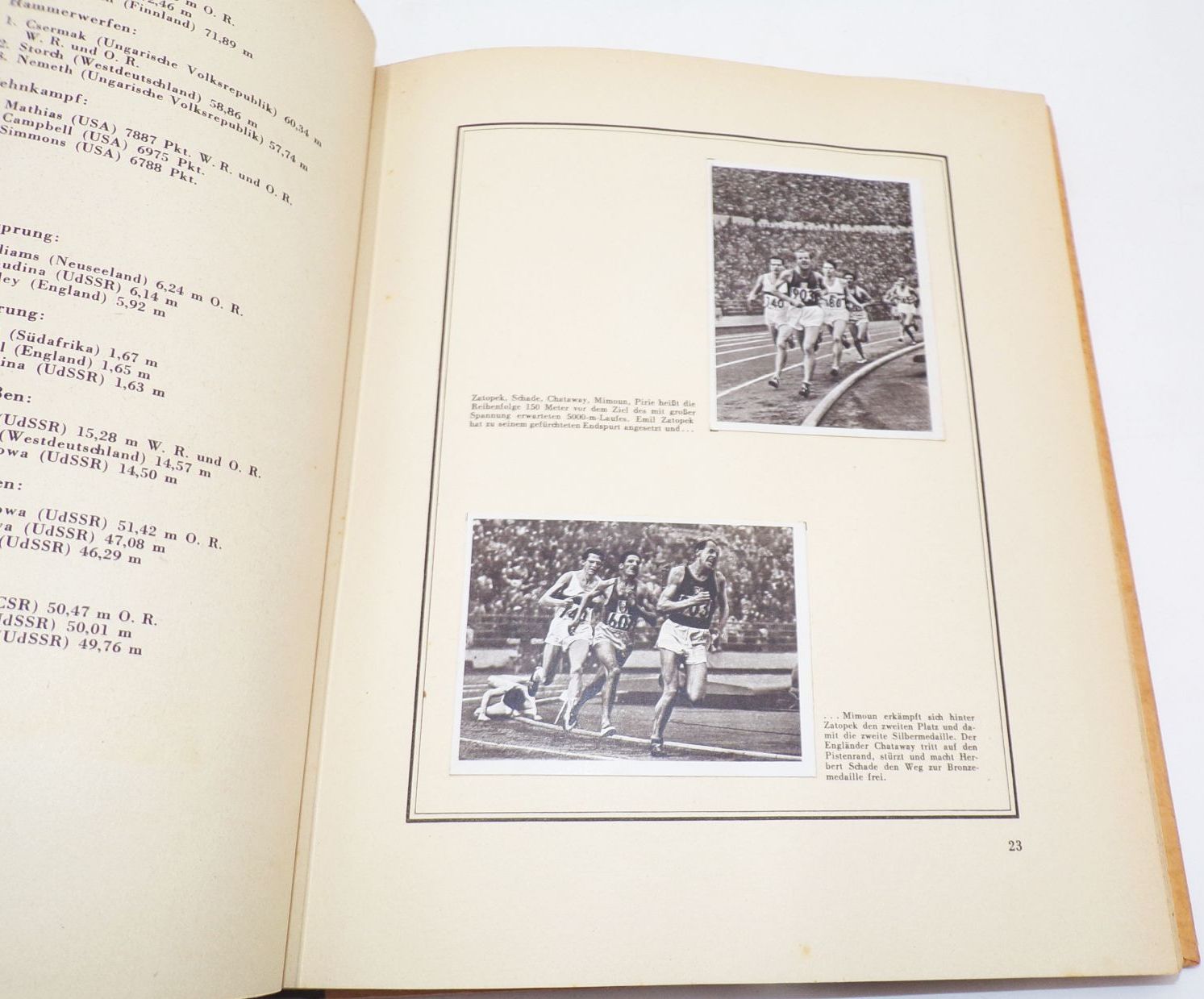 Altes Sammelbilderalbum XV Olympische Sommerspiele 1952 Helsinki Vollständig Altes Sammelbilderalbum XV Olympische Sommerspiele 1952 Helsinki Vollständig