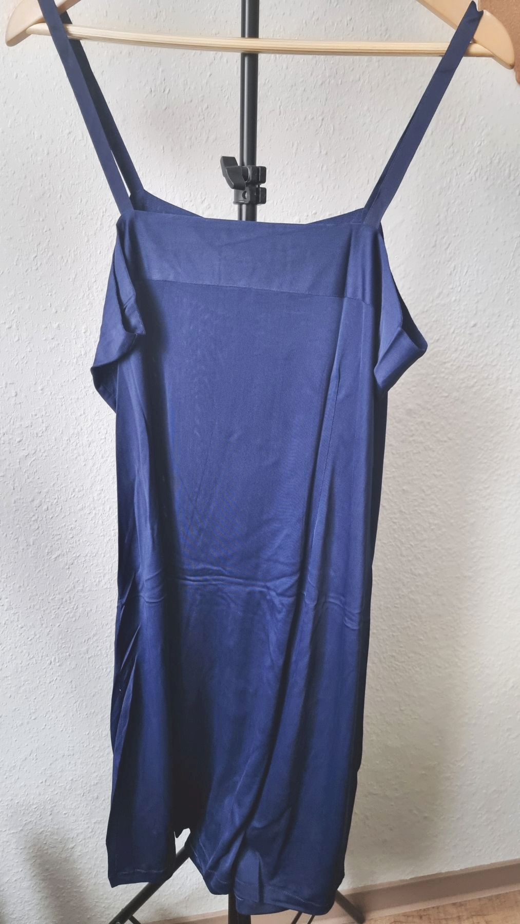 Vintage Negligee Damen Nachthemd Farbe Dunkelblau Trägerhemd Vintage Negligee Damen Nachthemd Farbe Dunkelblau Trägerhemd
