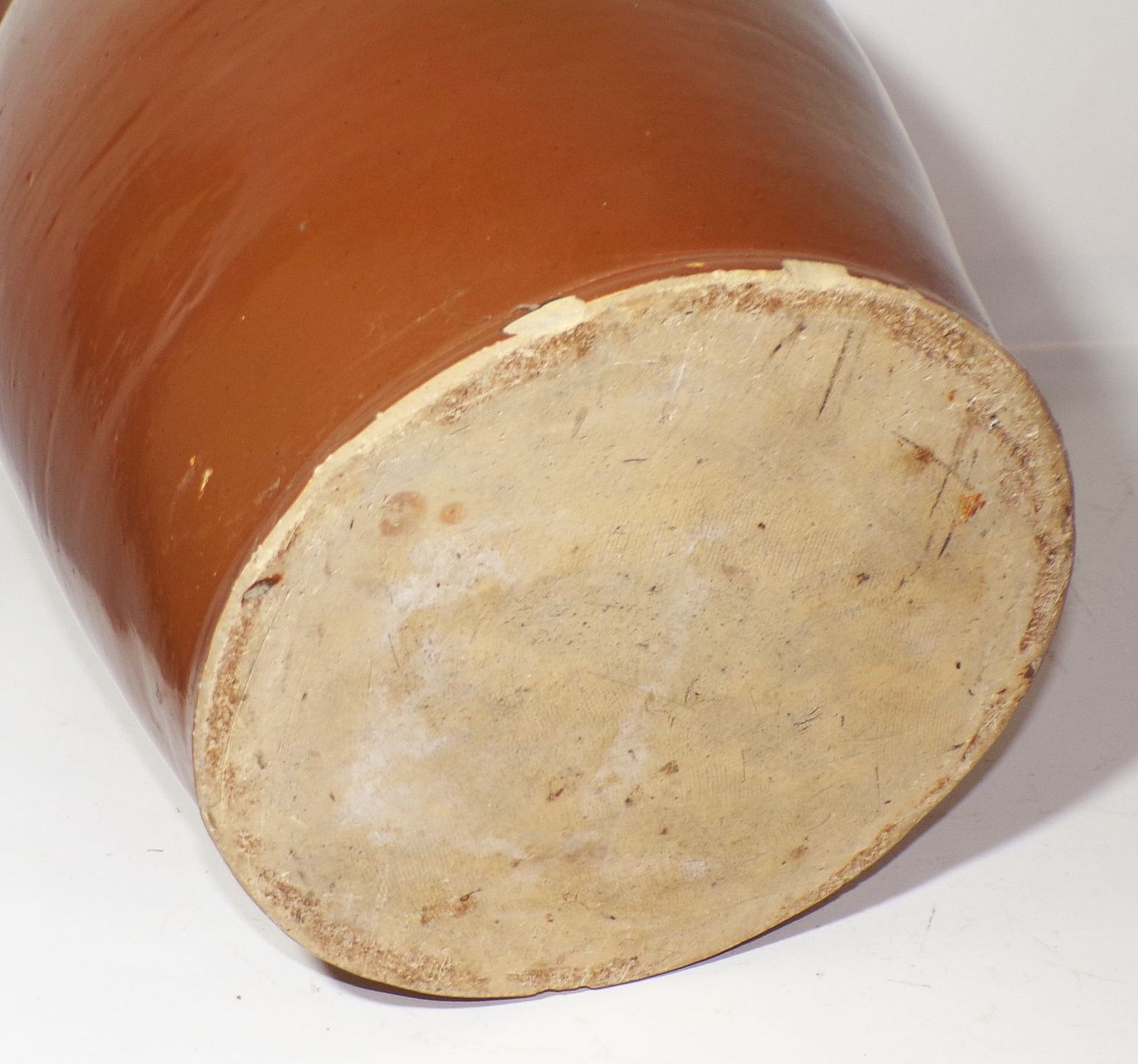 Alter Steinguttopf Sauerkrauttopf Tontopf Gärtopf Gurkentopf Krautfass ...