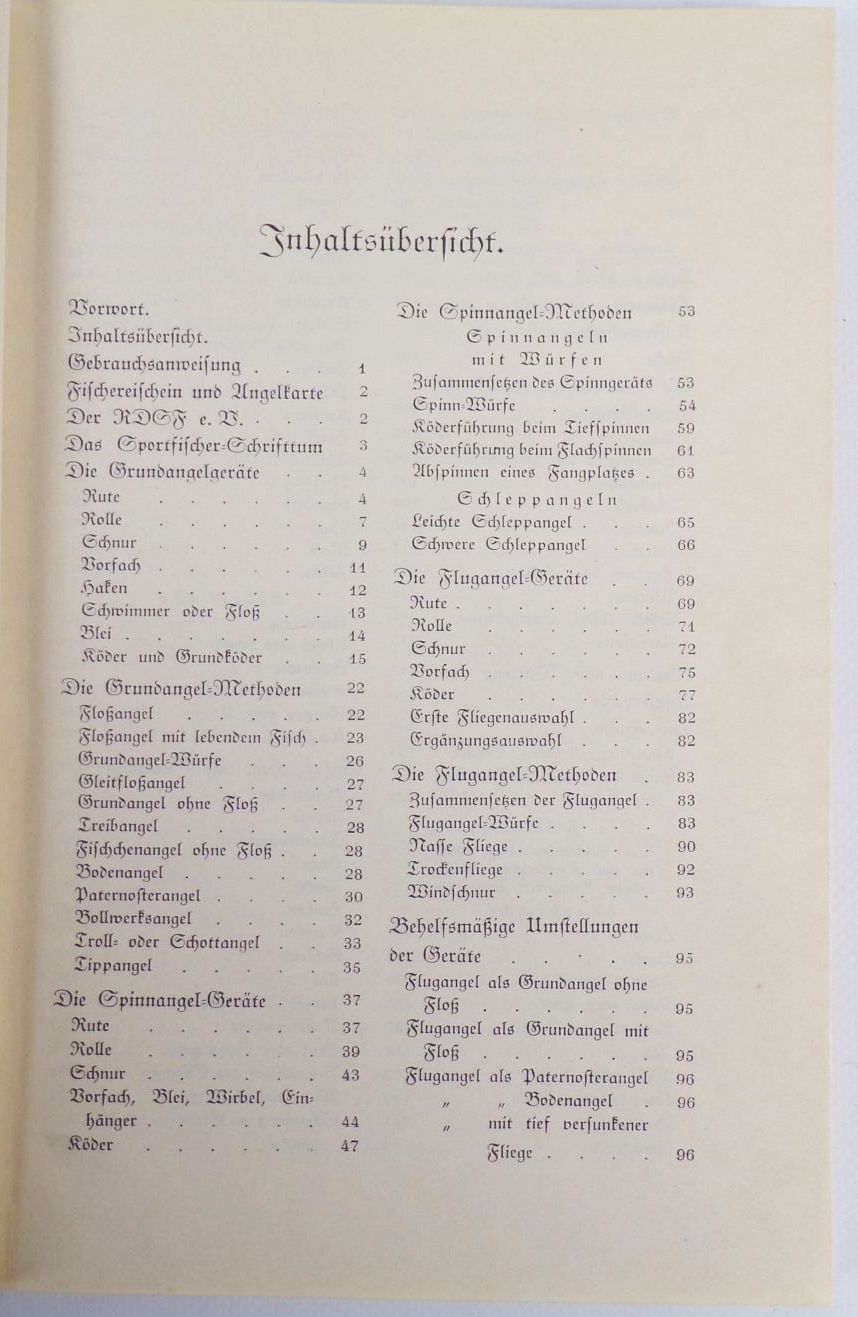 Das Sportfischer Handbuch Dr Hans Köster 1936 Angeln Fischen Buch