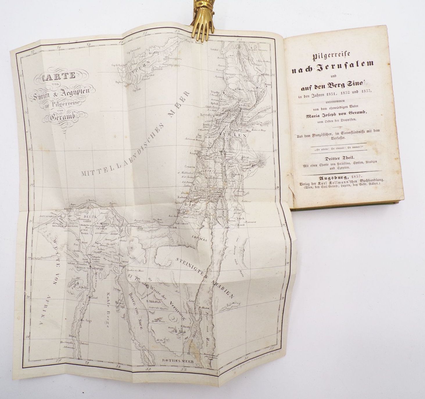 Pilgerreise nach Jerusalem und auf den Berg Sinai 1857 Dritter Teil Geramb