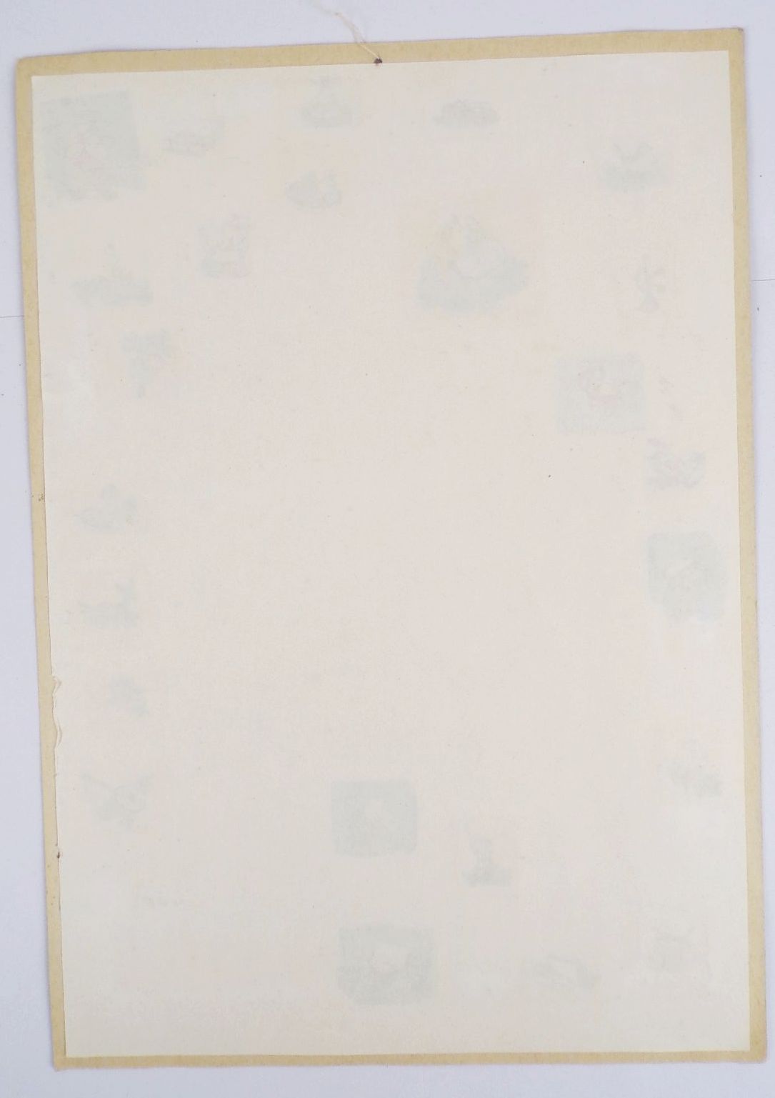 Alter Adventskalender Türchen Kalender Western Germany Josef und Maria heilige Könige