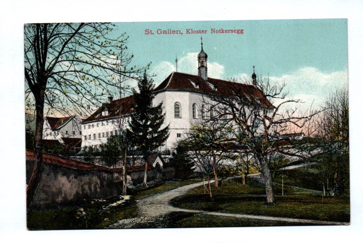 Ak St Gallen Kloster Notkersegg Schweiz Ak St Gallen Kloster Notkersegg Schweiz