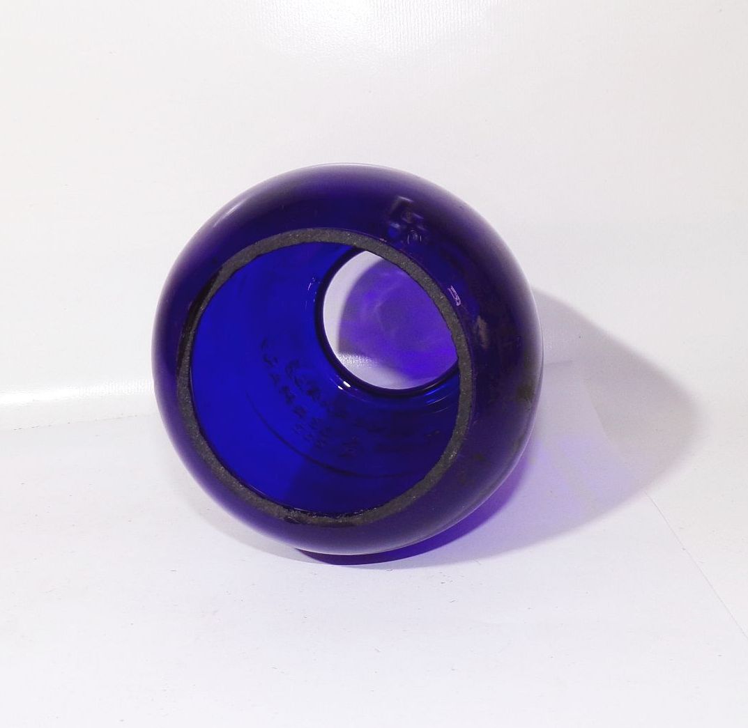 Feuerhand Lampenglas Blau Nr 252 Made in Germany Ersatzglas 