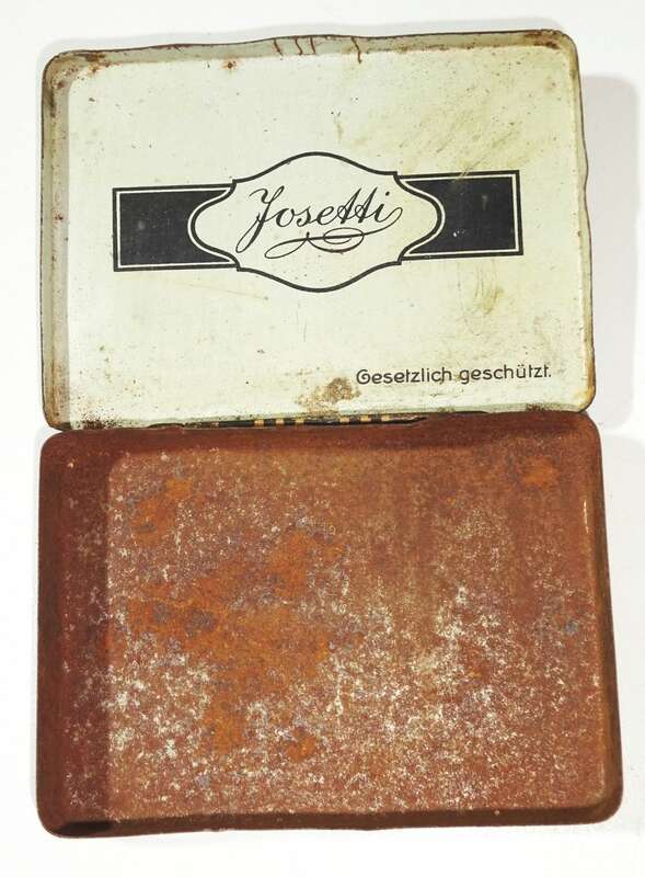 Alte Zigaretten Blechdose Eljen Josetti 25er Dose um 1920 1930er 