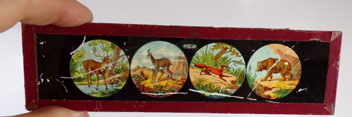 Alte Falk Laterna Magica mit Zubehör Alte Falk Laterna Magica mit Zubehör