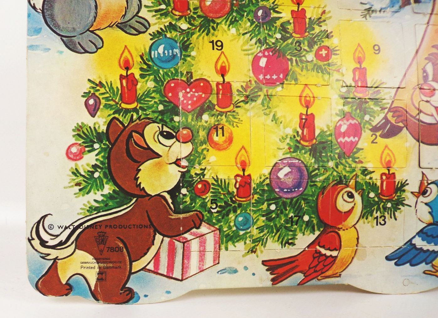 Alter Pea Adventskalender Disney Bambi Klopfer Weihnachtsmann