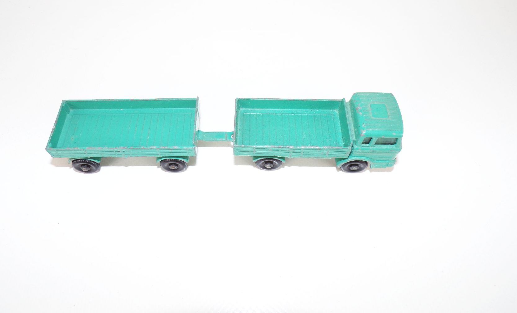 Modellauto Lesney Mercedes Trailer LKW Matchbox Series No 2 Modellauto Lesney Mercedes Trailer LKW Matchbox Series No 2