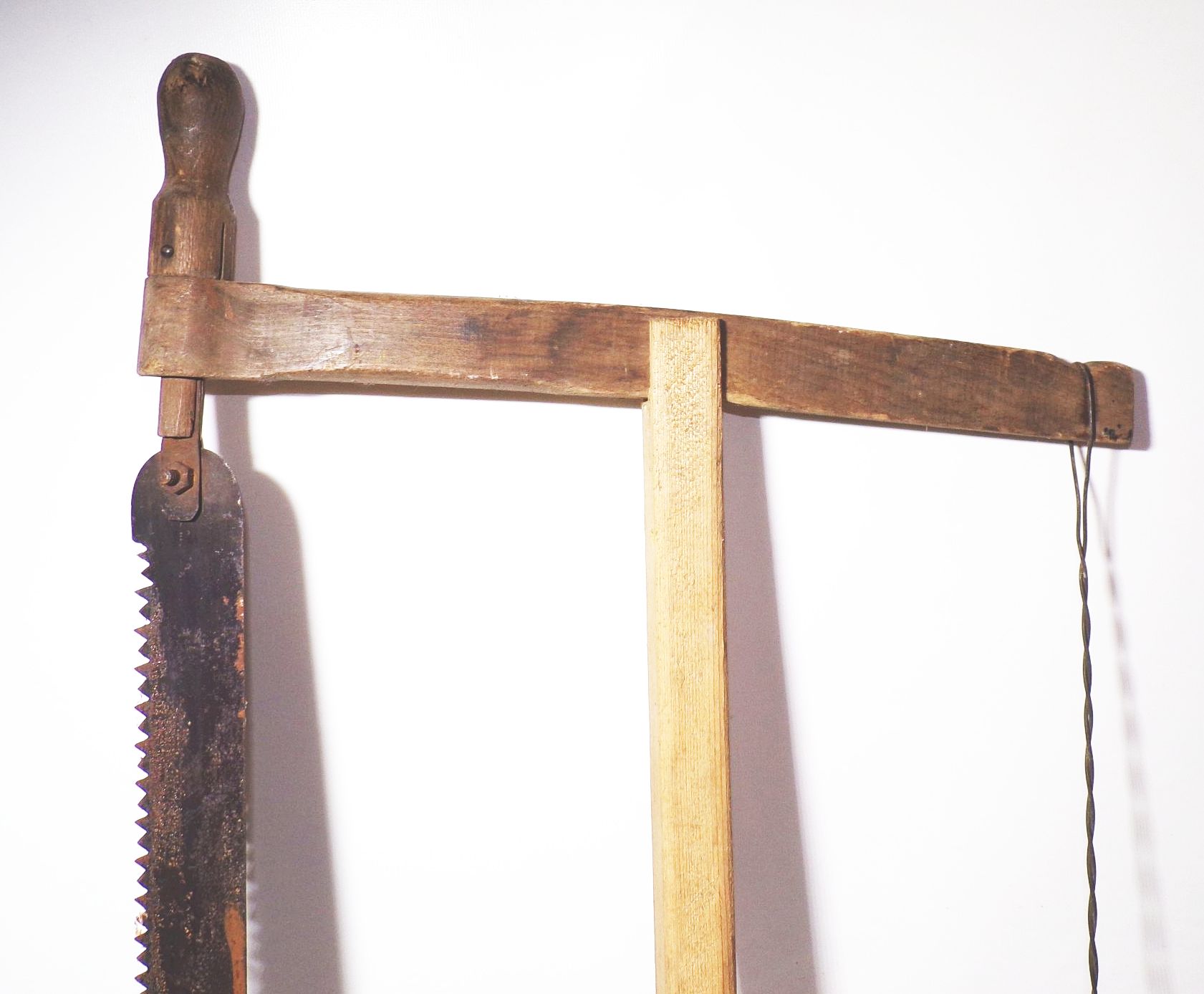 Alte Zimmermannsäge Holzsäge Deko Hochzeit Säge