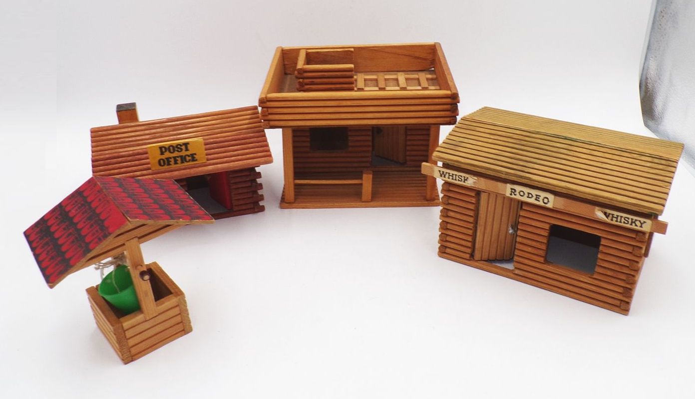 Konvolut Wildwest Häuser Saloon DDR