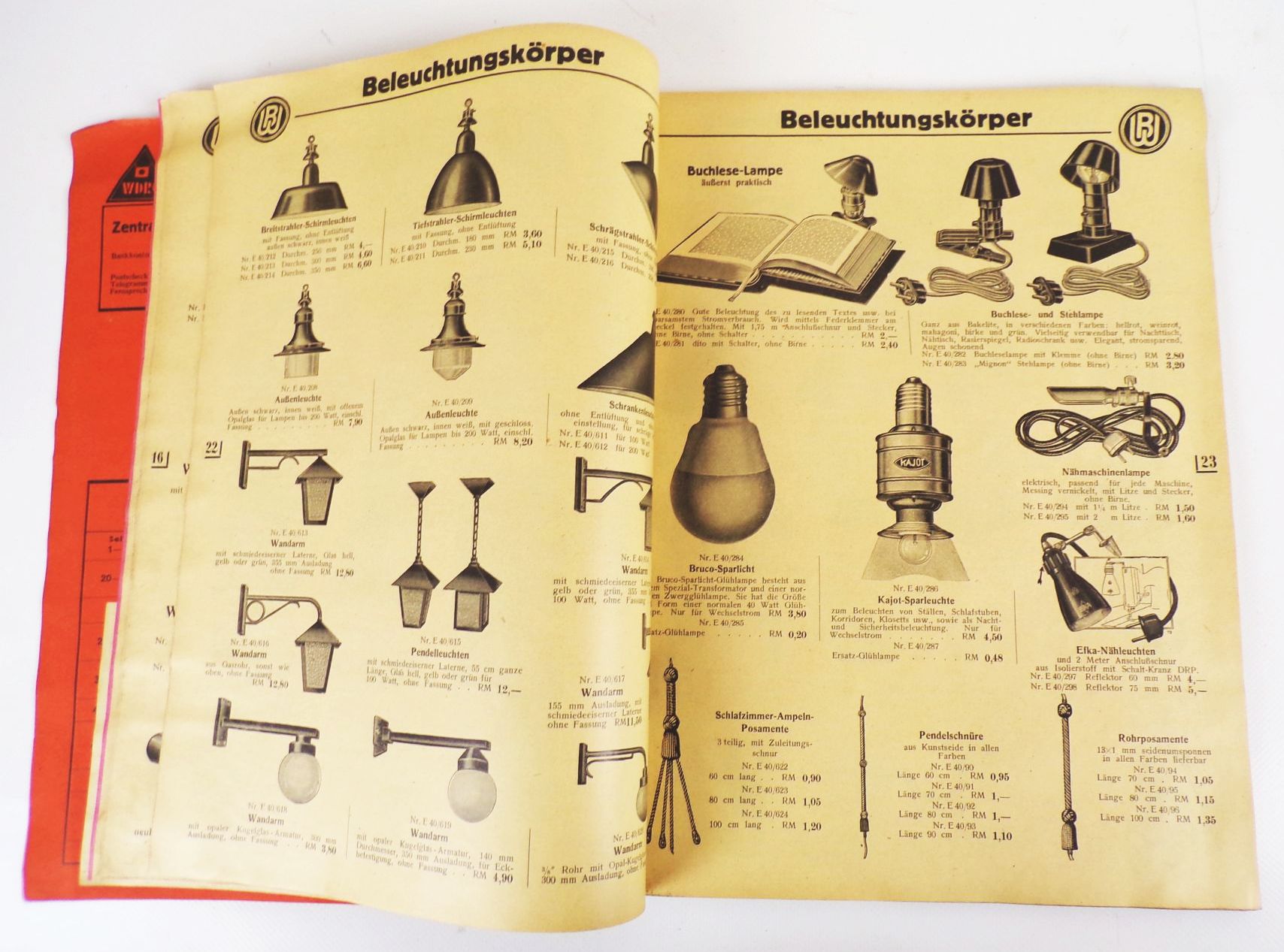 Alter Katalog Lampen Leuchten Spielwaren Bernhard Wedler Breslau 