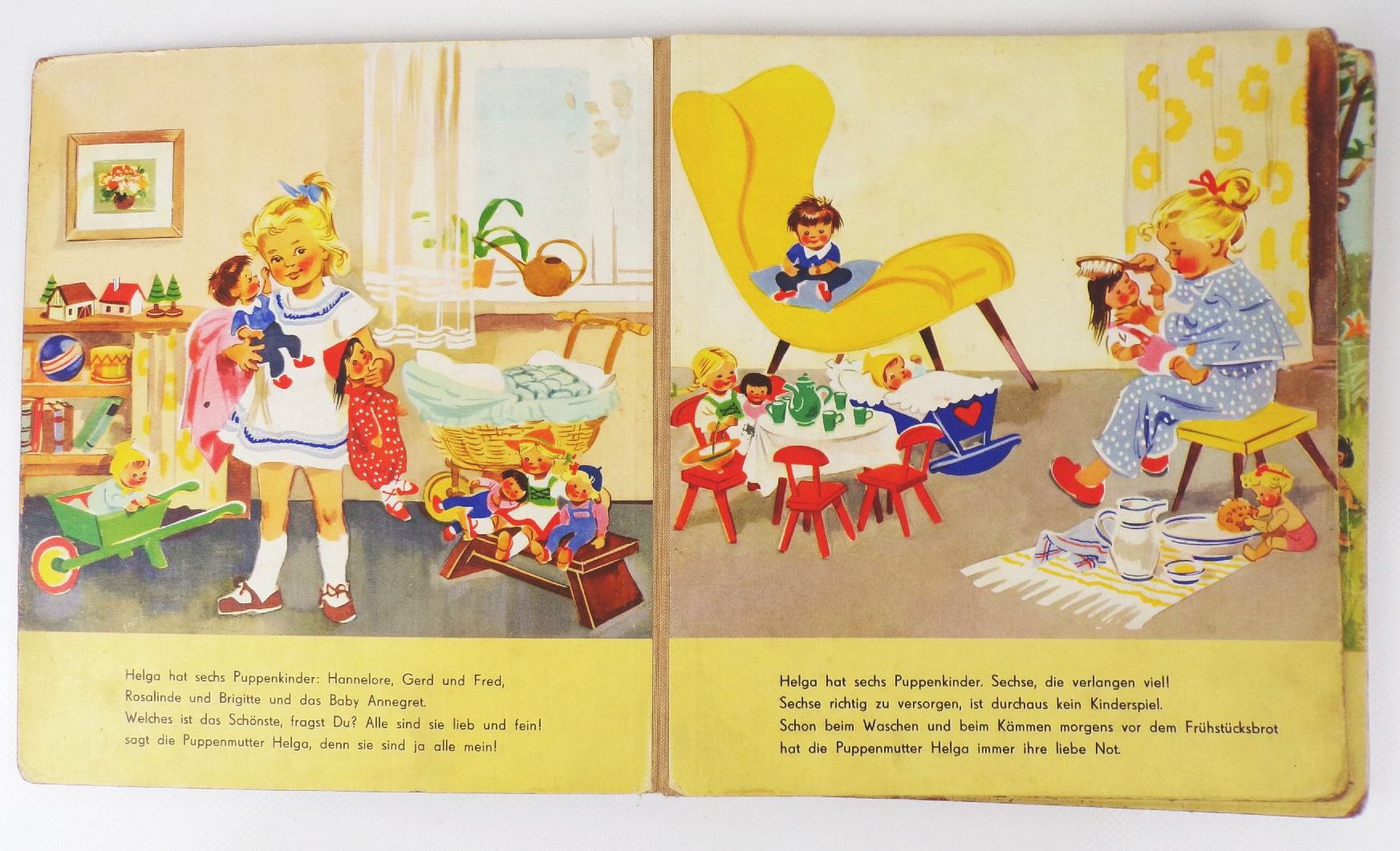 Helga und die Puppenkinder Hanna Roth Schaberschul Otto Ullmann DDR Kinderbuch Kopie