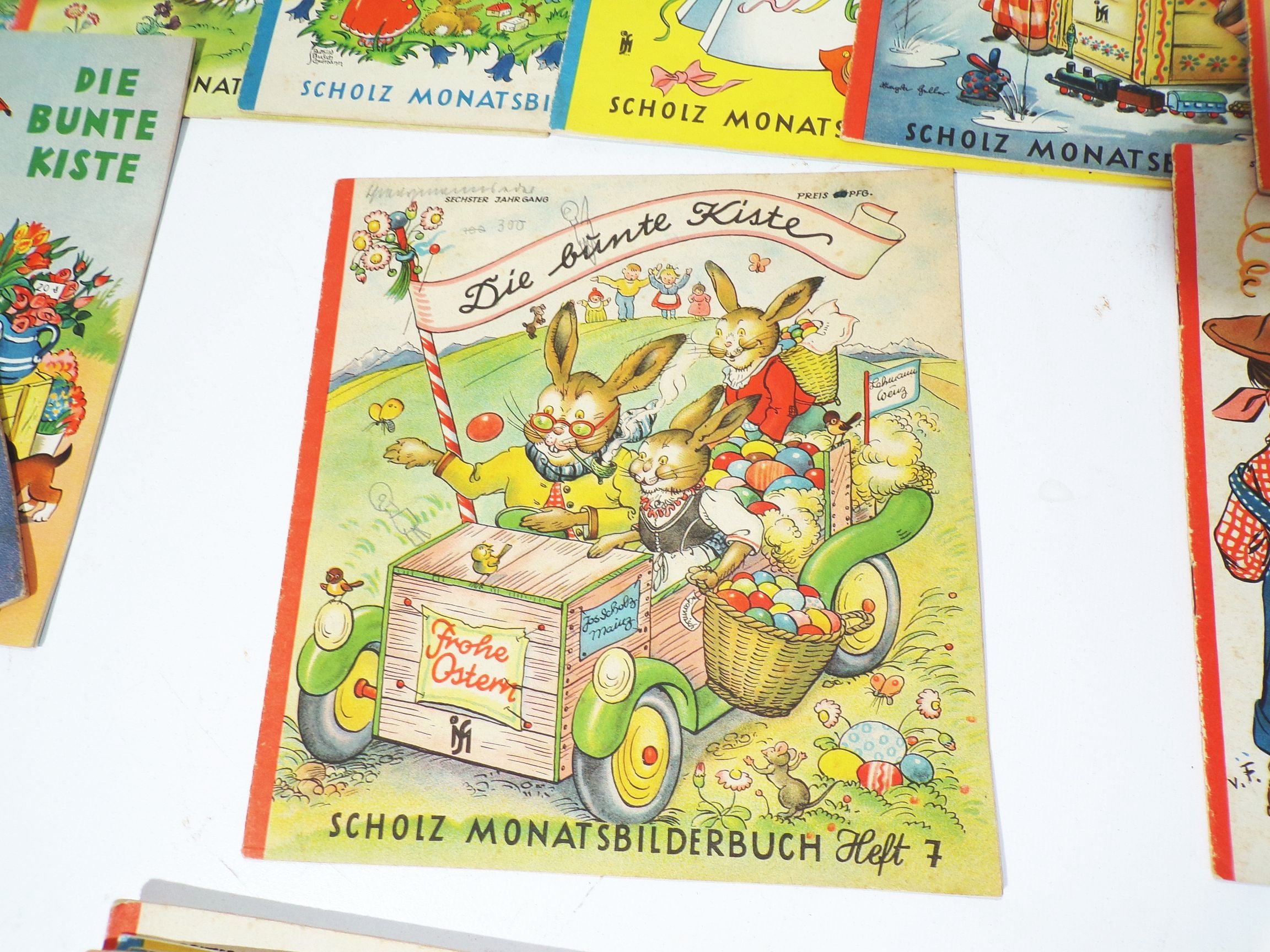 Scholz Monatsbilderbuch Konvolut Die Bunte Kiste Kinderhefte