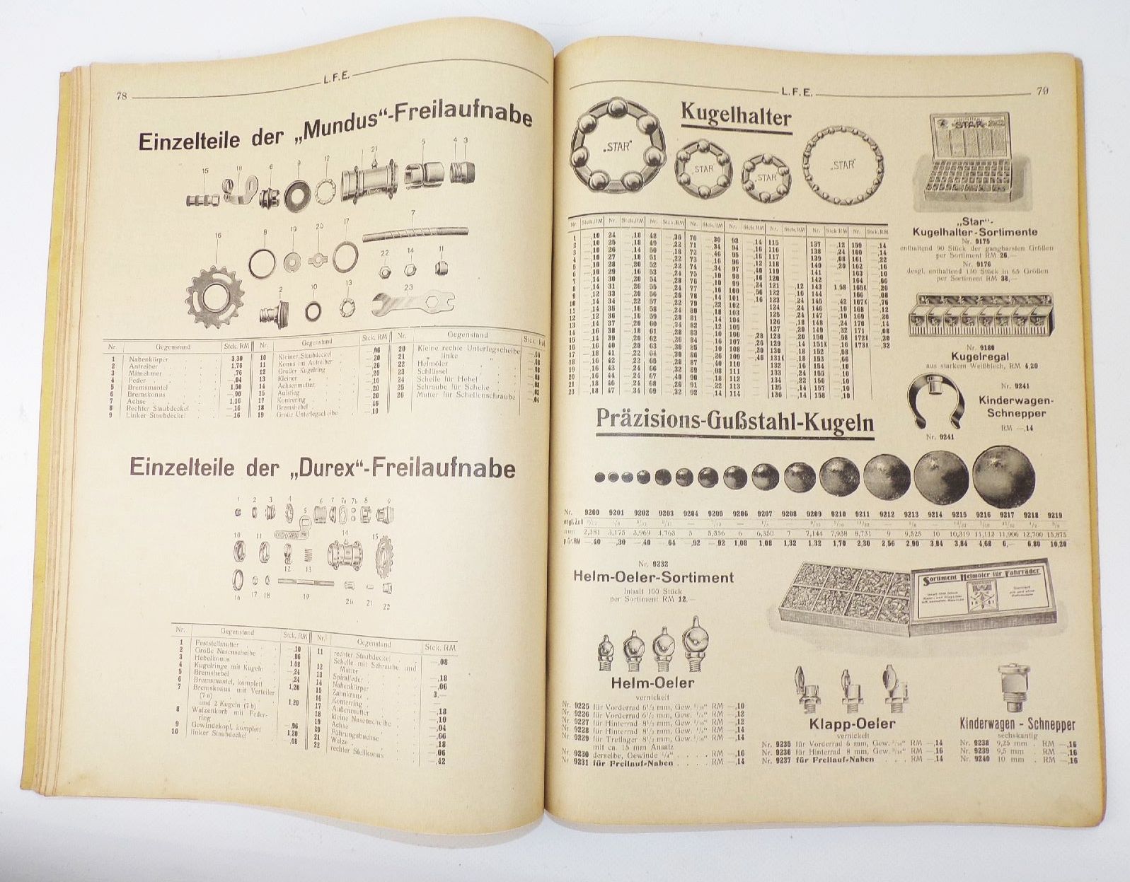 Alter Katalog Lausitzer Fahrrad Engroshaus Bautzen Fahrräder Fahrradteile 1933