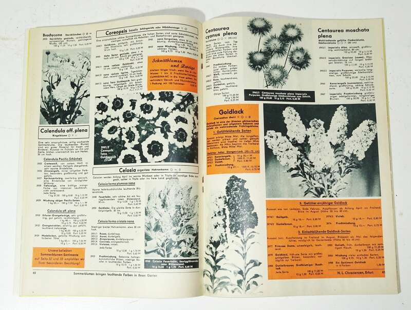3 DDR Garten Kataloge Saatgut Blumen Gemüse Sämereien 1970er Jahre 