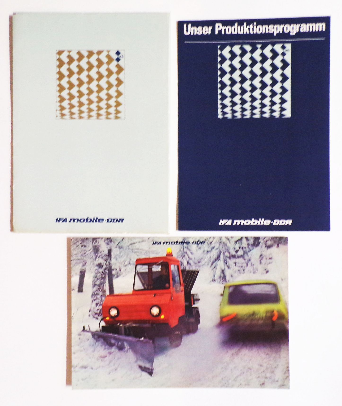 Ifa Mobile DDR Produktionsprogramm 1976 Wartburg Trabant Multicar 