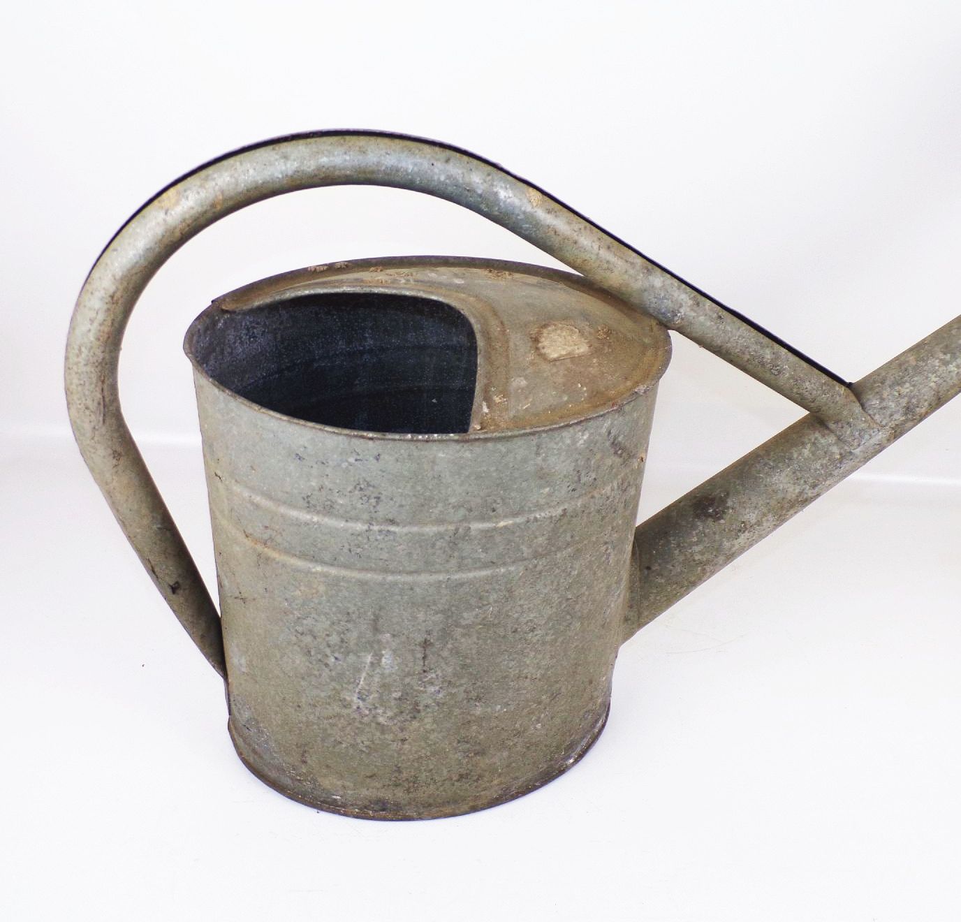 Alte Zinkgießkanne Bat Gießkanne 10 Liter mit Tülle Garten Gartendeko 