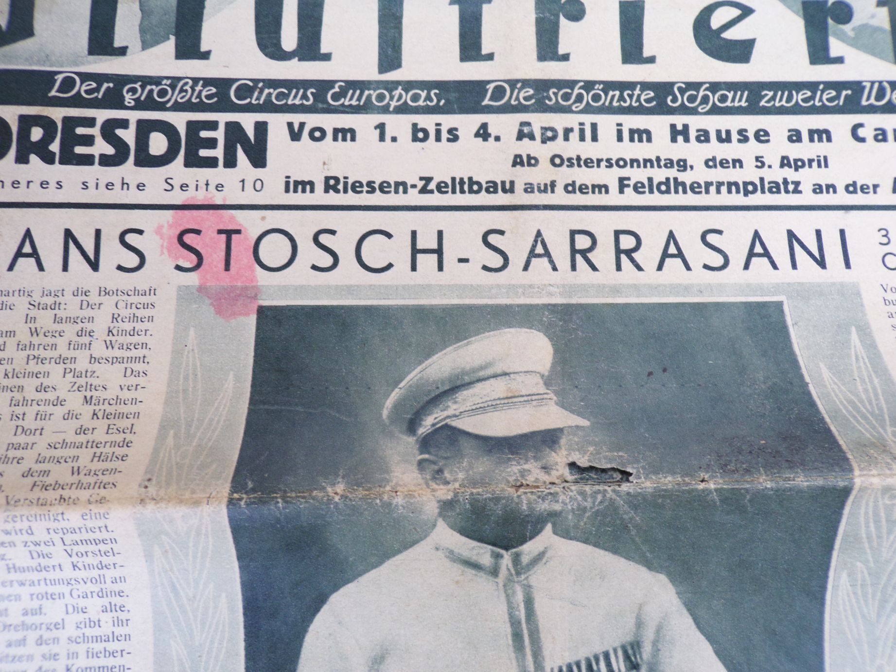 Sarrasani s Illustrierte Dresden Circus Zirkus Nr 612 Zeitung