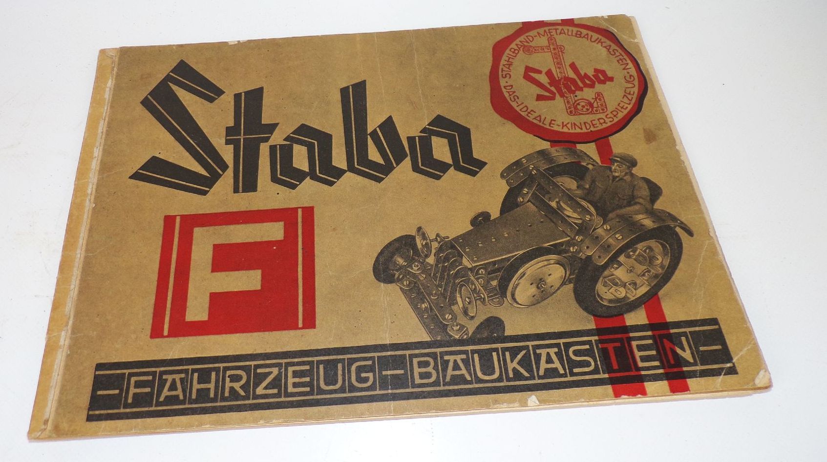 Alter Staba Fahrzeug Baukasten Metallbaukasten 