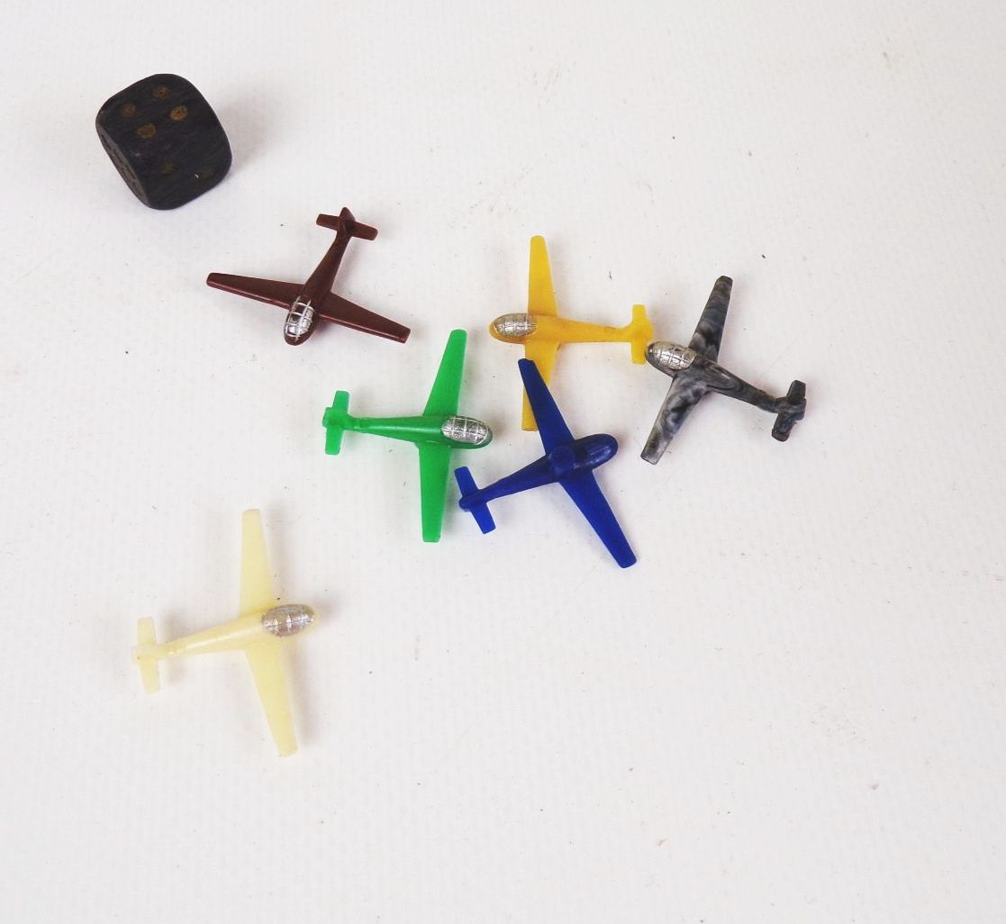 Altes Brettspiel Segelflieger Spiel DDR um 1950