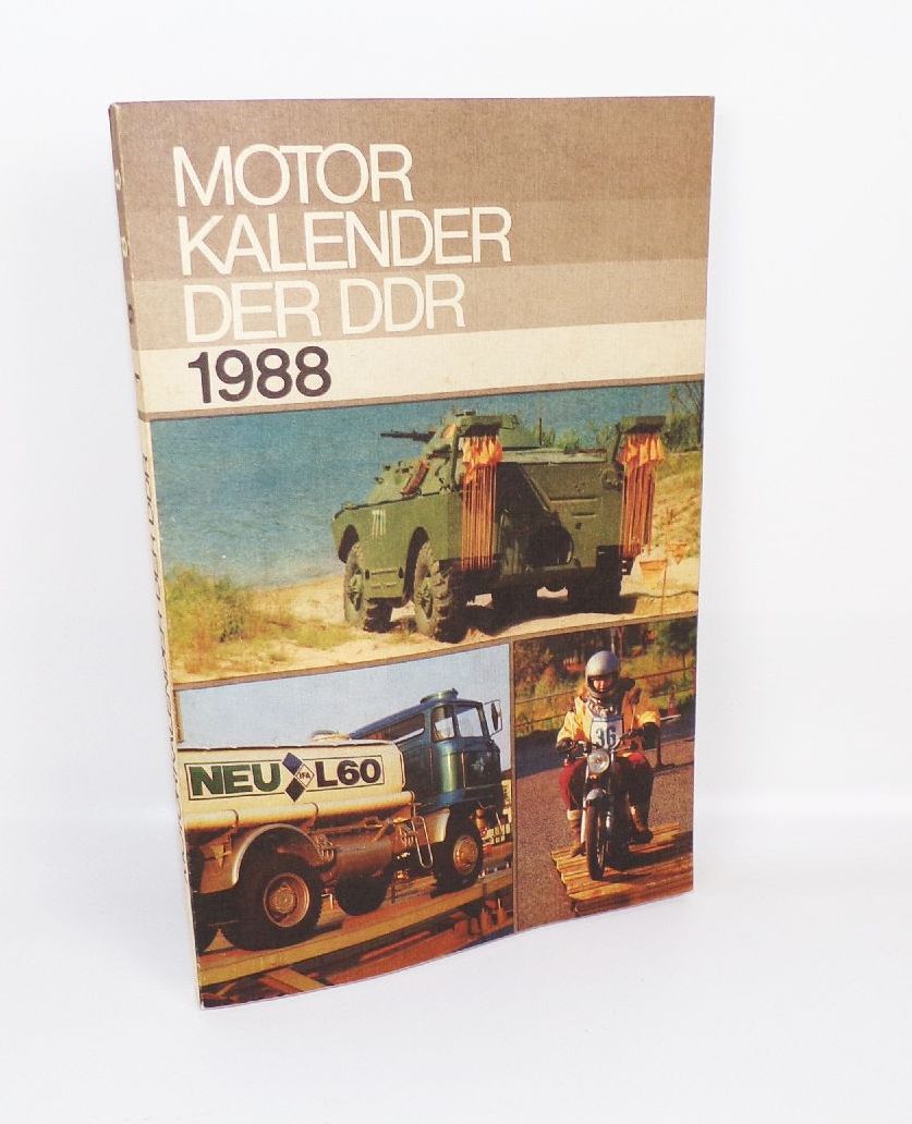 Motor Kalender der DDR Auswahl Motorkalender