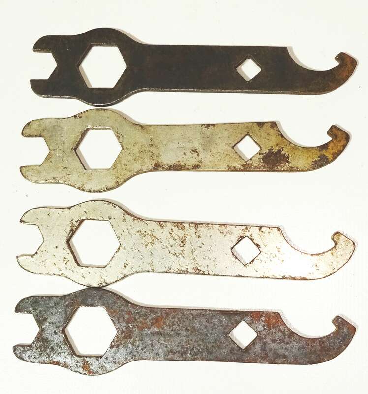 Torpedo Schlüssel Fahrrad Bordwerkzeug Nabenschlüssel Oldtimer 