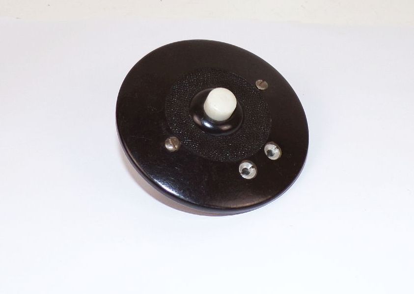 Alter Lichtschalter An Aus Druckknopf Bakelit Rund Zico DRGM Wandschalter 