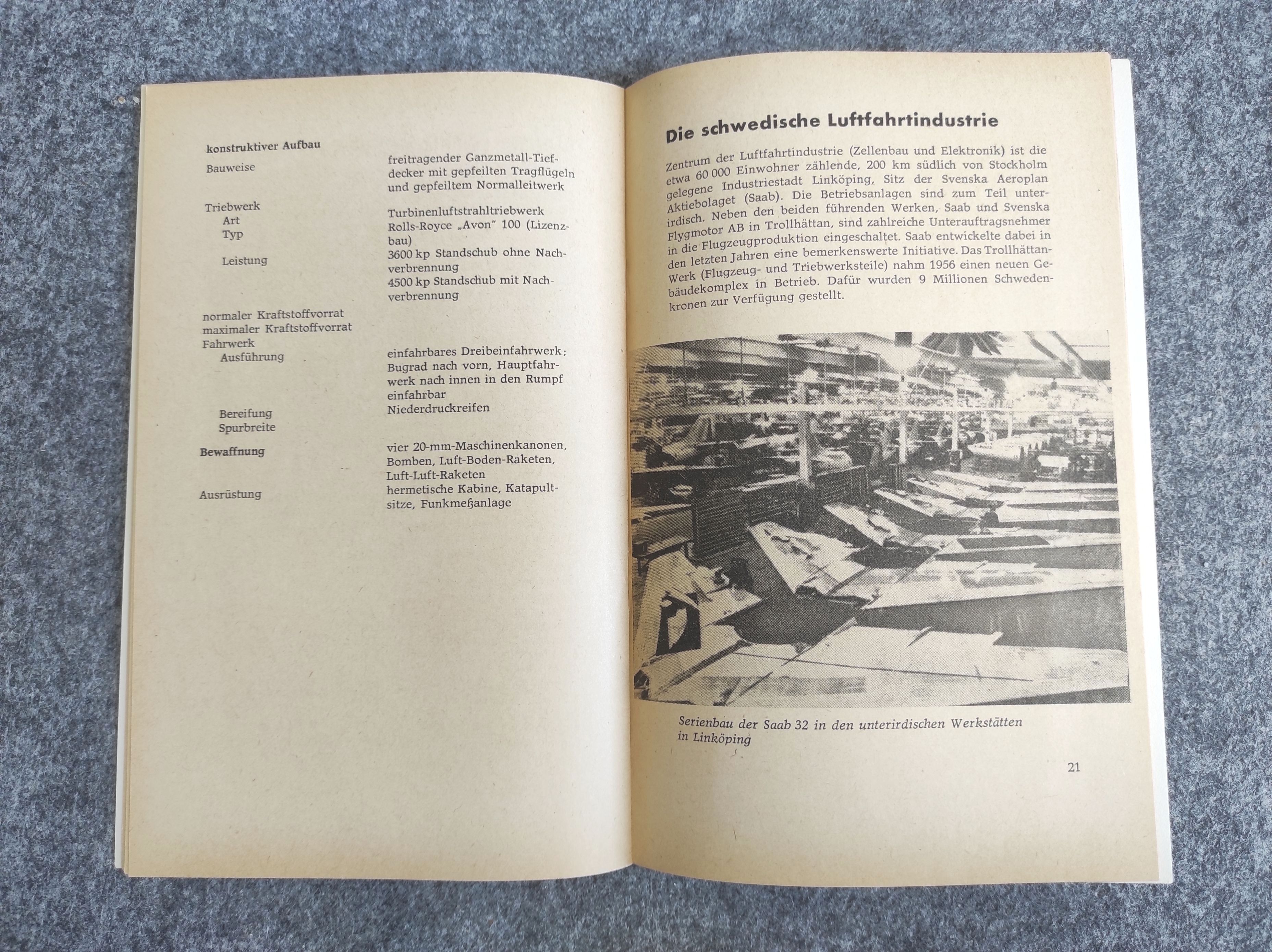 Heft 10 Saab 32 Lansen Illustrierte Reihe für den Typensammler mit Negativ