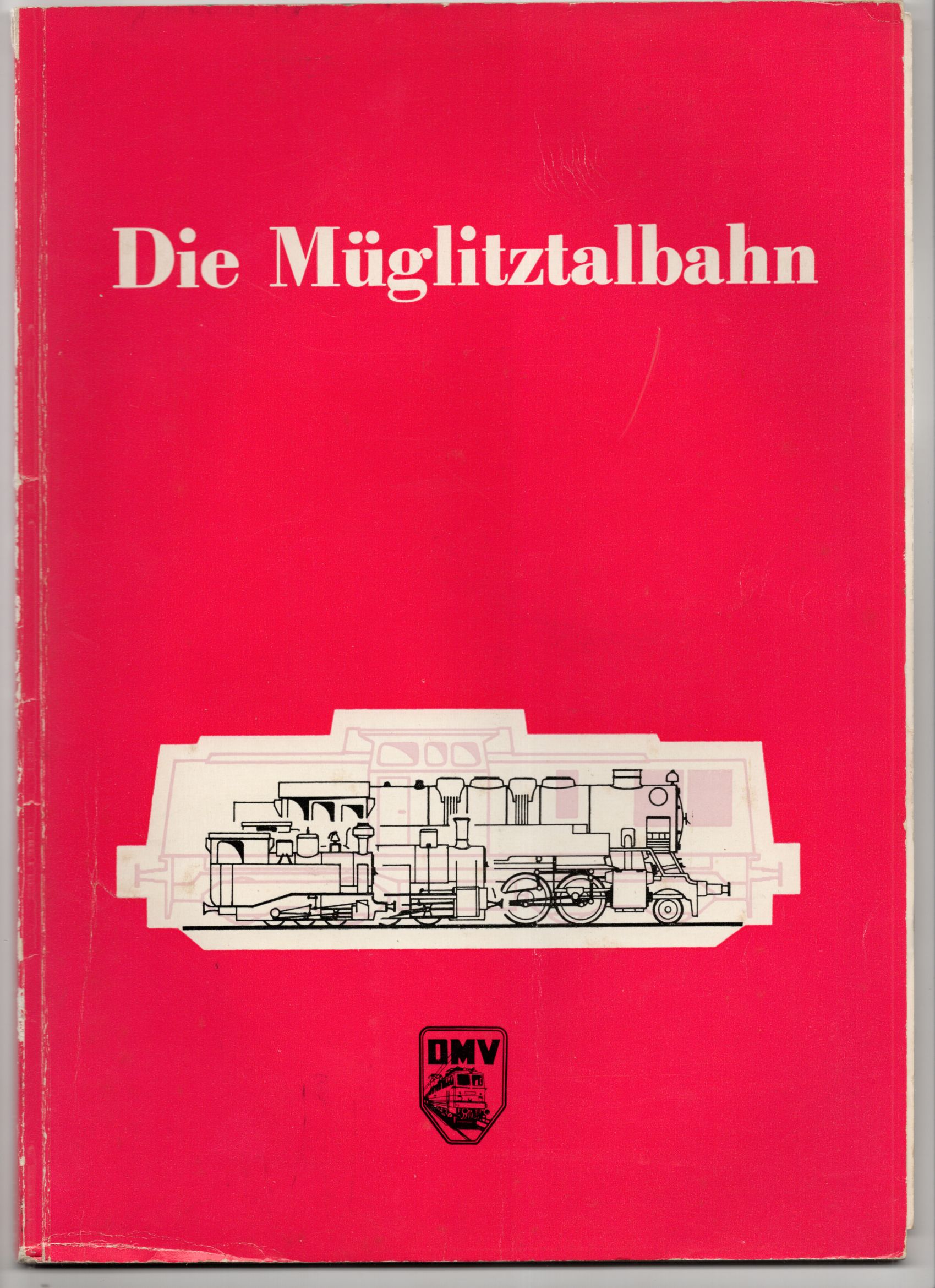 Die Müglitztalbahn Geschichte 1983 DDR Broschüre 