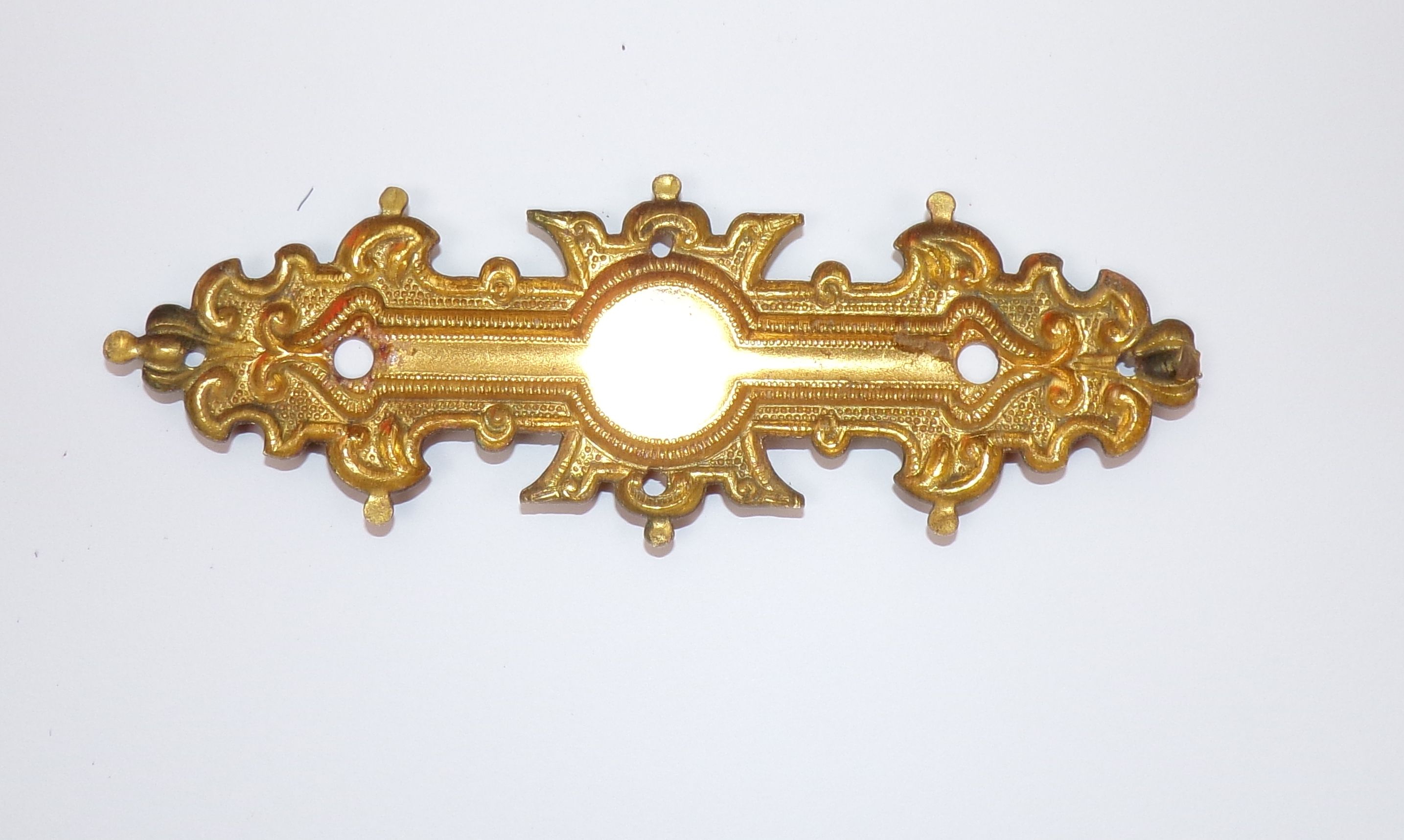 Alter Messing Möbelbeschlag Mobeliar Beschlag Applikation um 1900 Alter Messing Möbelbeschlag Mobeliar Beschlag Applikation um 1900