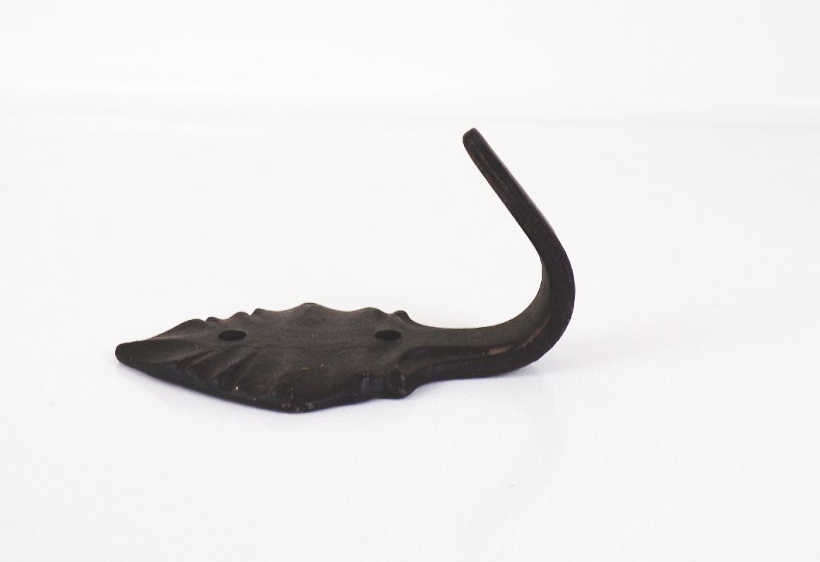 Alter Kleiderhaken Gusseisen Schwarz Garderobe DDR 