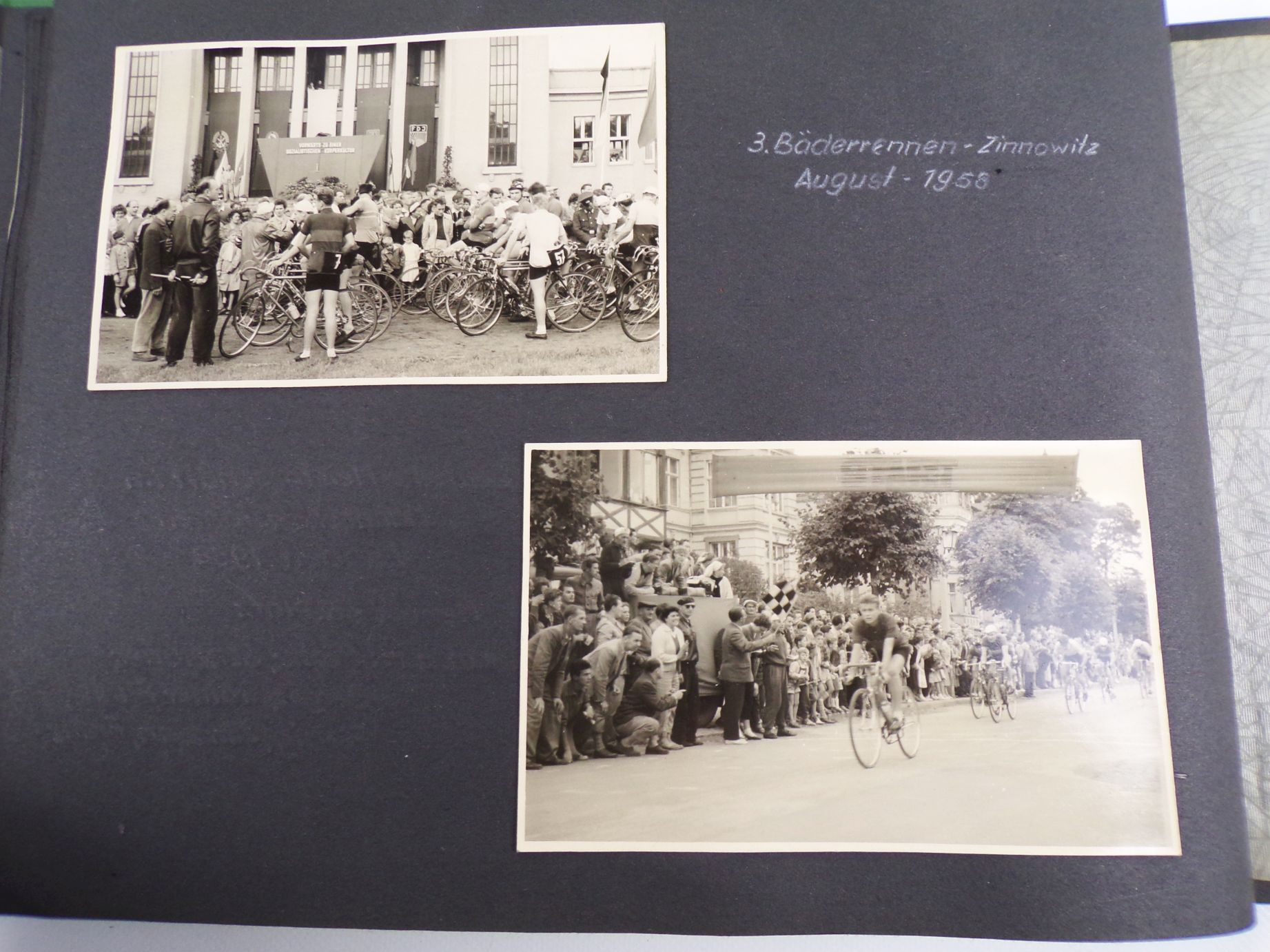 Fotoalbum Radsport 1958 DDR Friedensfahrt