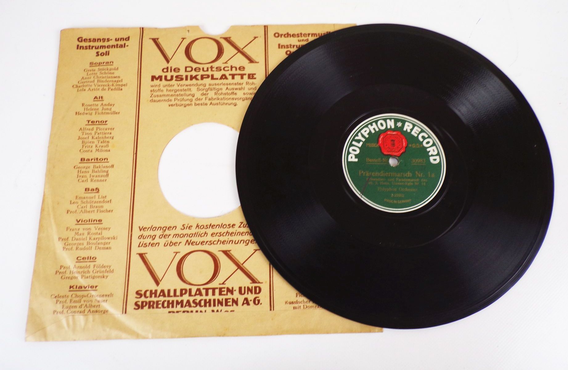 Schellack Präsendiermarsch 2 Hann Ulanen Regiment Nr 14 