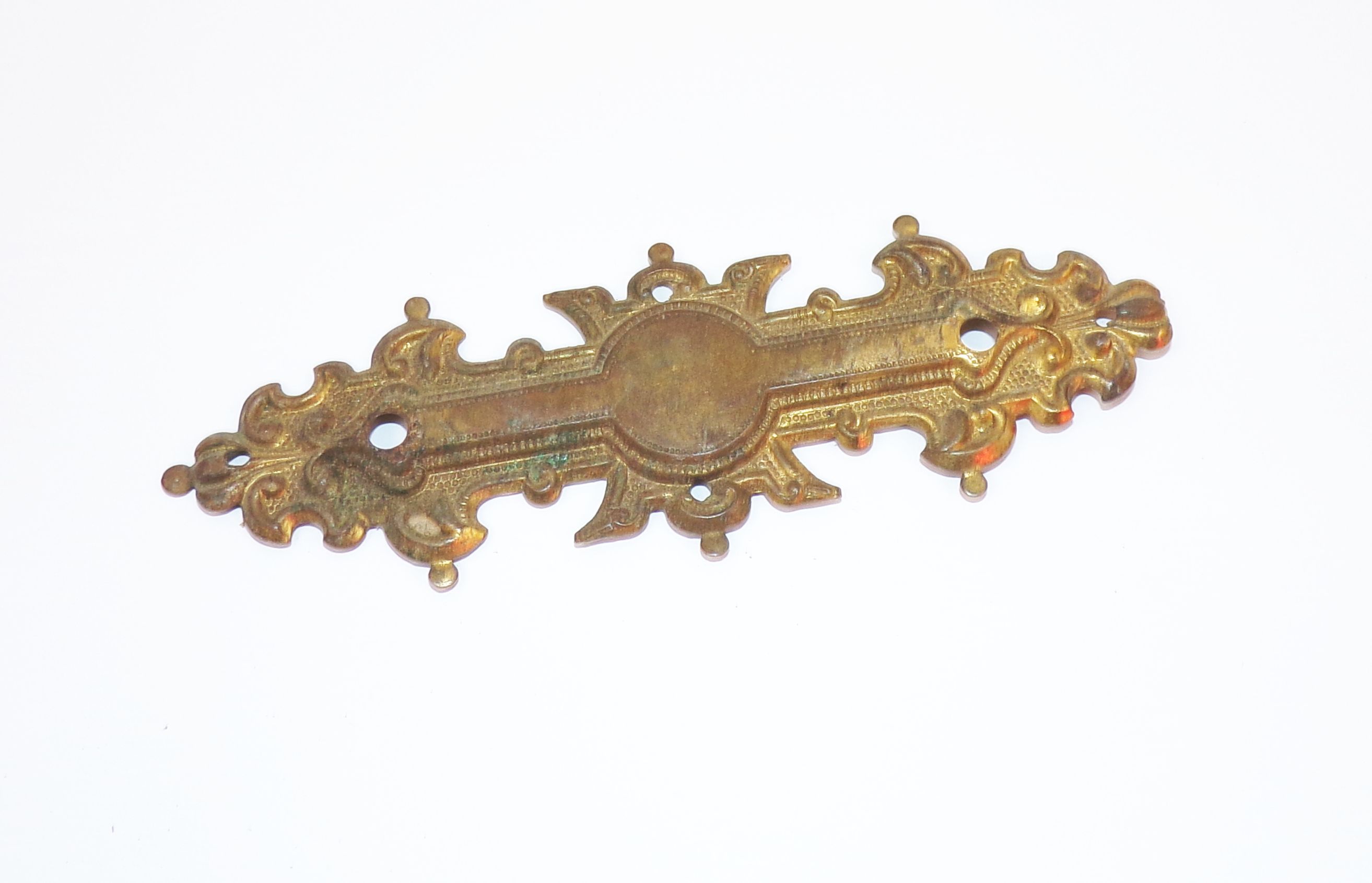 Alter Messing Möbelbeschlag Mobeliar Beschlag Applikation um 1900 Alter Messing Möbelbeschlag Mobeliar Beschlag Applikation um 1900