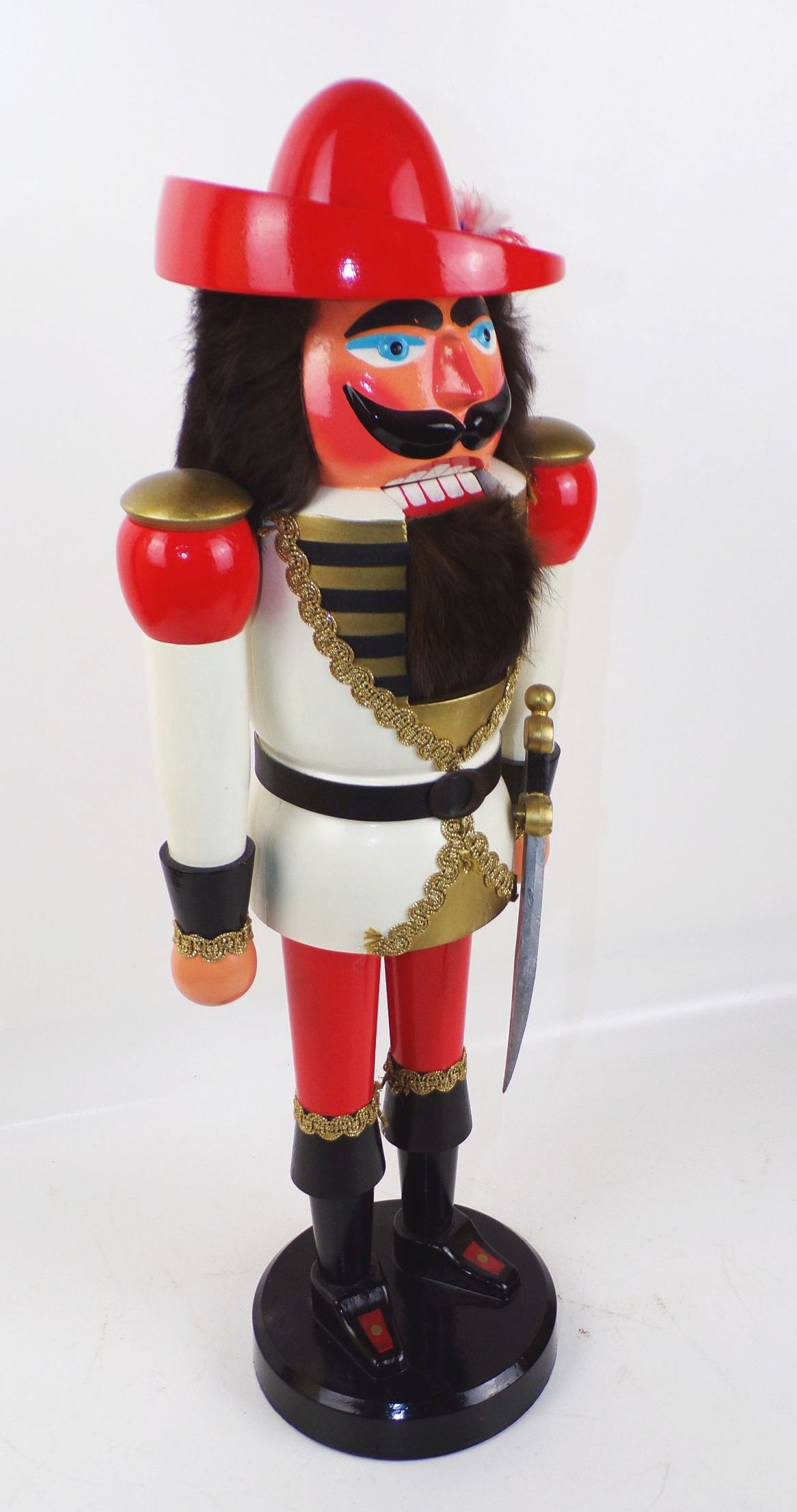 Nussknacker Kürassier DDR 53 cm XL mit Originalkarton Weihnachten