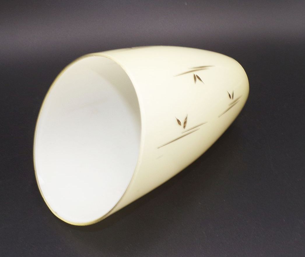 Alter Glas Lampenschirm Lampenglas für Tütenlampe 2 Stück Ersatzglas 
