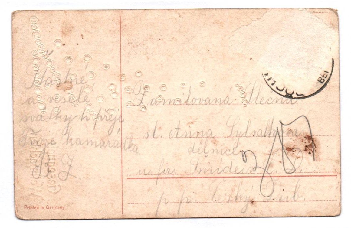 Ansichtskarte Engel spielt Geige Gesegnete Weihnachten um 1920